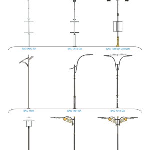 Decorative poles